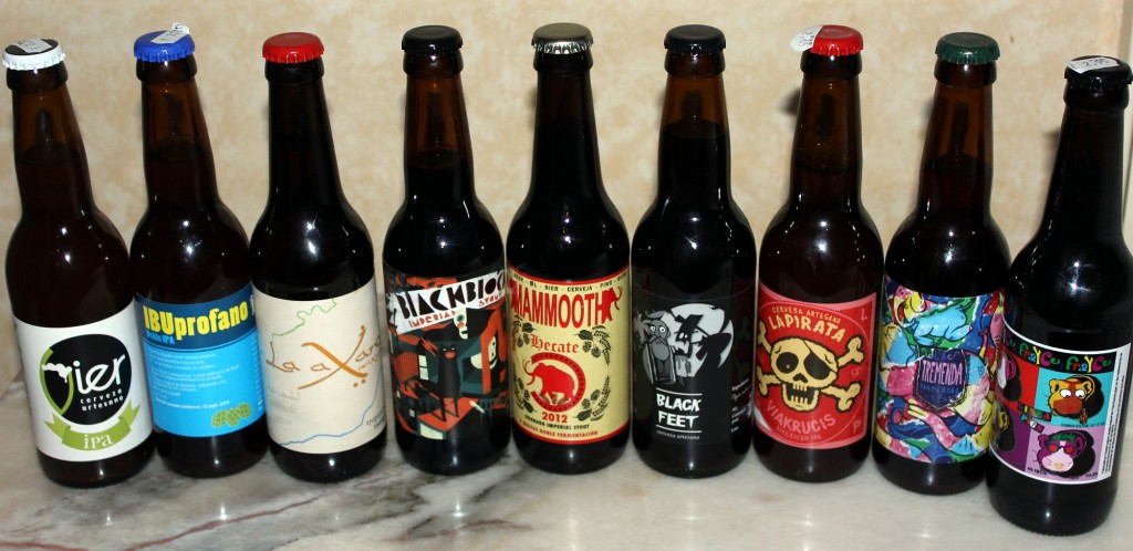Pyry selected some Spanish Craft Beer for souvenirs