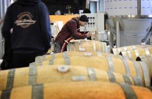 Filling the barrels